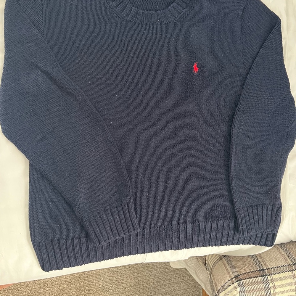 Ralph Lauren Dark Blue Crewneck Sweater